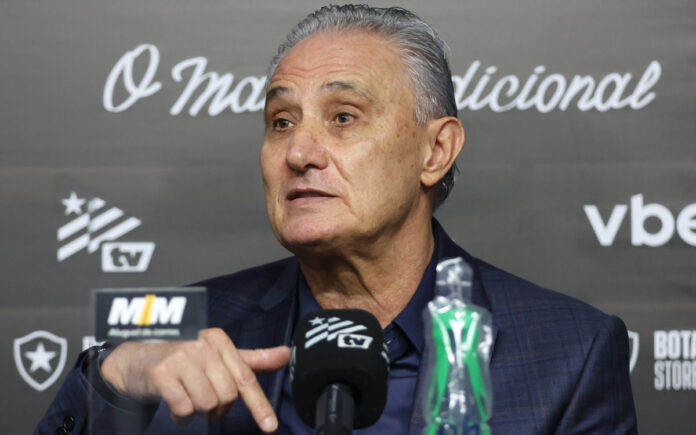 Tite foi apresentado como novo técnico do Botafogo (Foto: Vítor Silva/Botafogo)