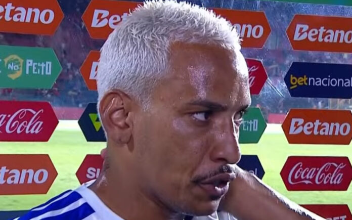 Matheus Pereira, meia do Cruzeiro (Foto: Reprodução/GE TV)