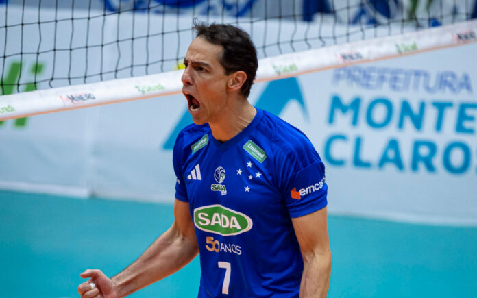 Rapha, levantador do Sada Cruzeiro (Foto: Agência i7/Sada Cruzeiro)