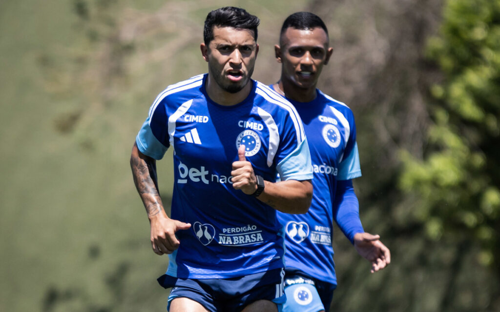William e Marquinhos em treino na Toca II