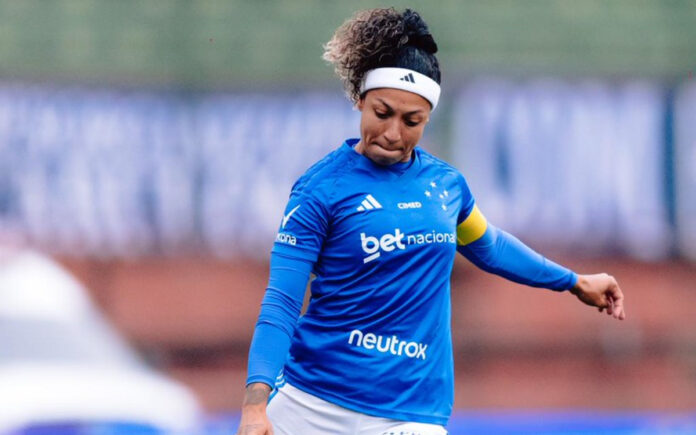 Byanca Brasil em jogo contra o Corinthians, no Canindé