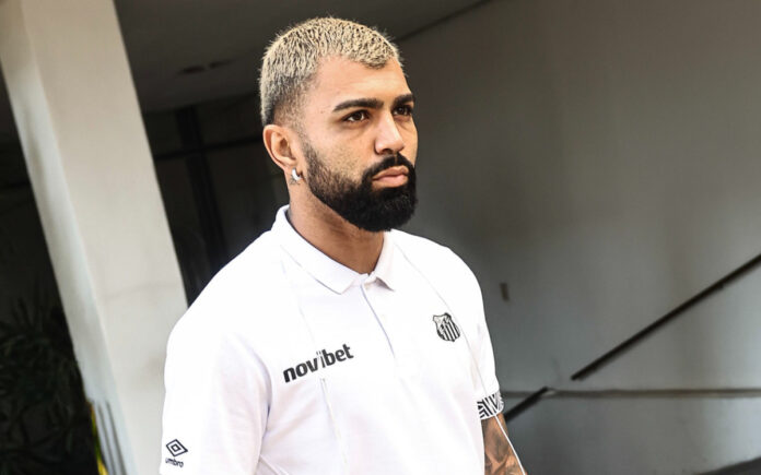 Gabigol, atacante do Santos