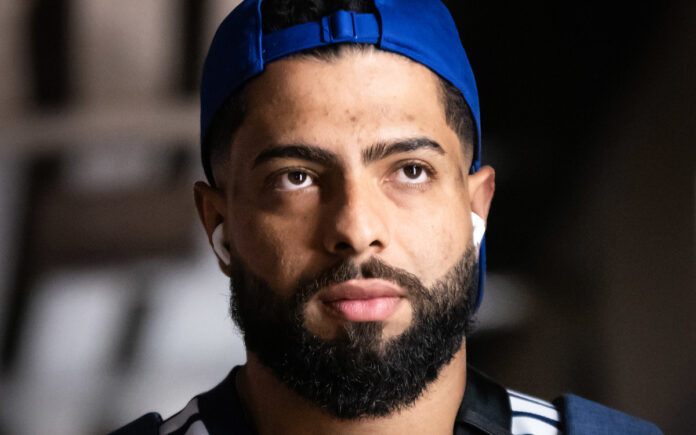 João Marcelo, zagueiro do Cruzeiro, no Mineirão