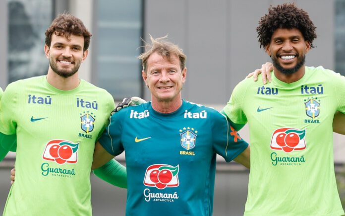 Otávio e Hugo Souza, goleiros da Seleção Brasileira