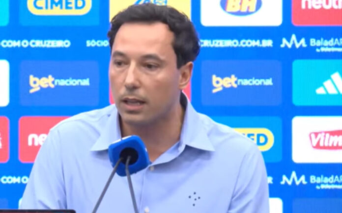 Pedro Junio fez pronunciamento após eliminação do Cruzeiro