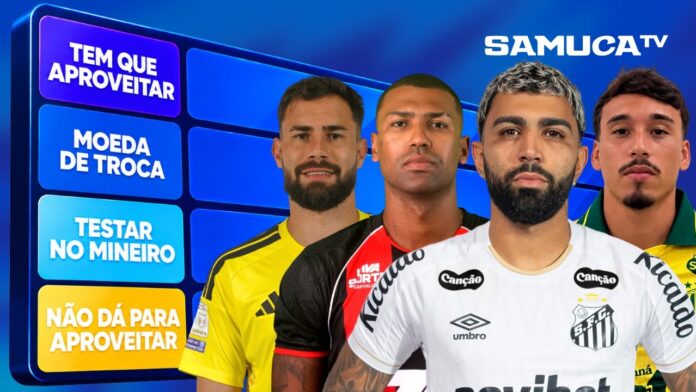 Tier list do Central da Toca sobre emprestados do Cruzeiro
