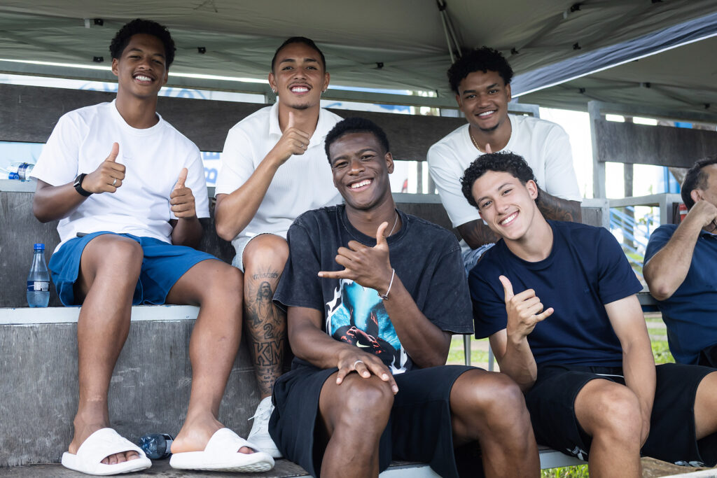 ZZé Lucas, Kauã Moraes, Kenji, Jonathan Jesus e Felipe Morais (Foto: Gustavo Aleixo/Cruzeiro)