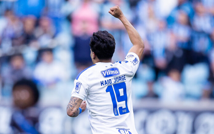 Kaio Jorge, autor de dois gols da vitória do Cruzeiro