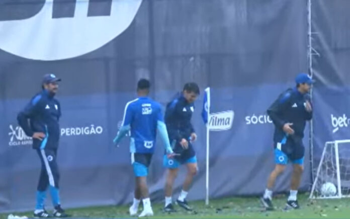 Néiser Villareal e Villalba, em trabalho à parte na Toca II