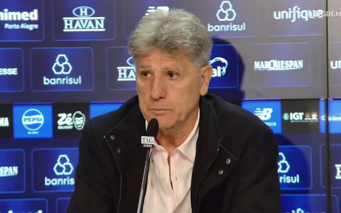 Renato Gaúcho, técnico do Grêmio (Foto: Grêmio TV/Reprodução)