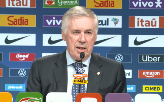 Ancelotti, técnico da Seleção Brasileira