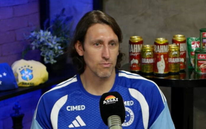Cássio, goleiro do Cruzeiro, no Charla Podcast