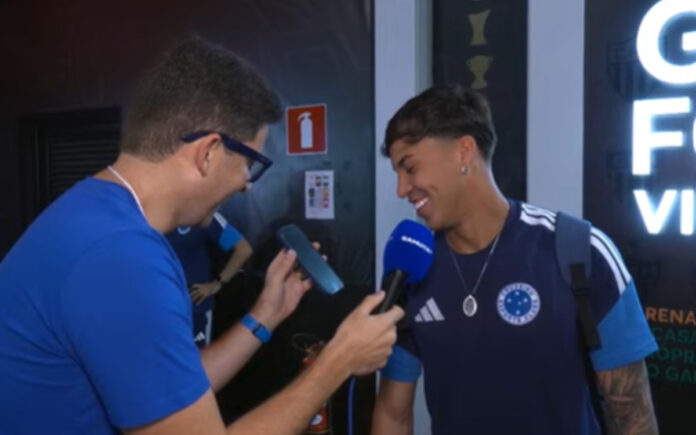 Kaio Jorge reage à video do pai (Foto: Reprodução/Samuca TV)